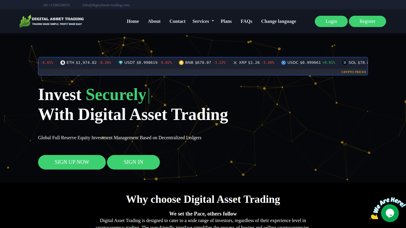 Captura del informe de digitalasset-trading.com